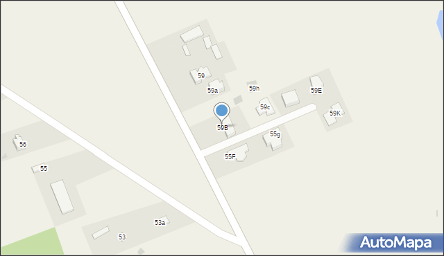 Pólko, Pólko, 59B, mapa Pólko