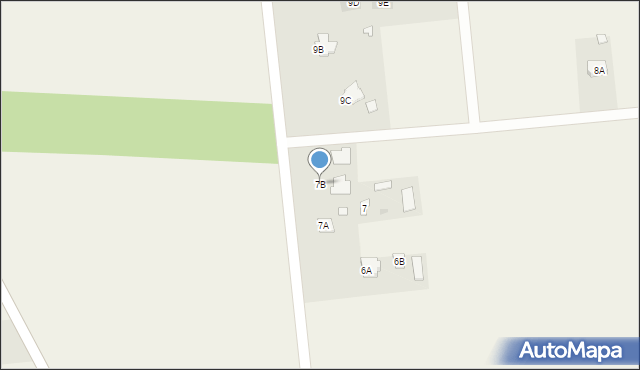 Pólko, Pólko, 7B, mapa Pólko