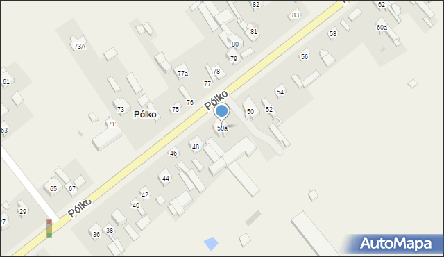 Pólko, Pólko, 50a, mapa Pólko