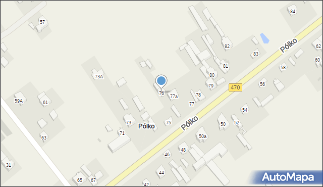 Pólko, Pólko, 76, mapa Pólko