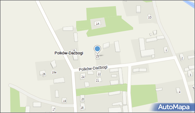 Polków-Daćbogi, Polków-Daćbogi, 23, mapa Polków-Daćbogi