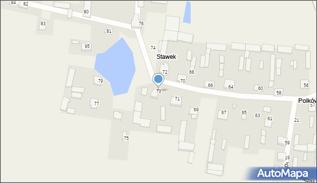 Polków-Sagały, Polków-Sagały, 73, mapa Polków-Sagały
