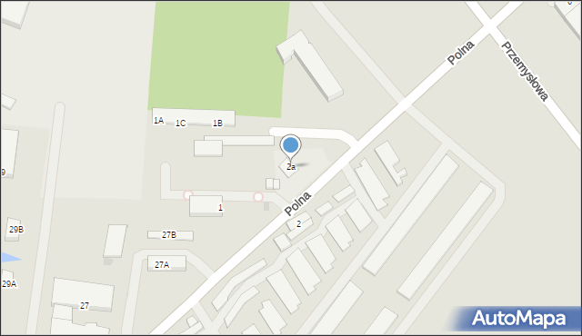 Polkowice, Polna, 2a, mapa Polkowice