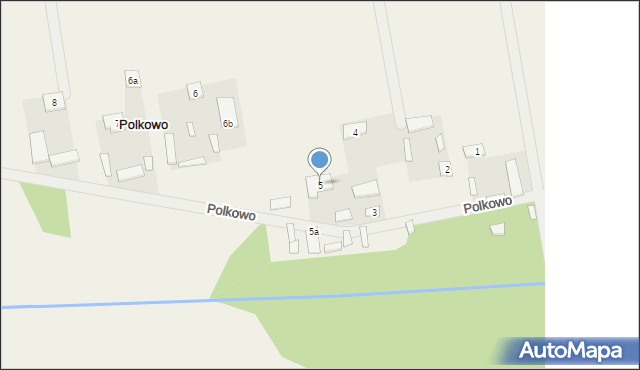 Polkowo, Polkowo, 5, mapa Polkowo