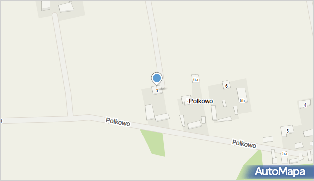 Polkowo, Polkowo, 8, mapa Polkowo