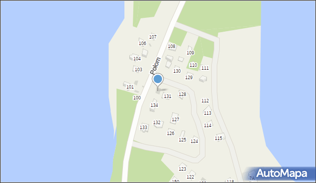 Połom, Połom, 135, mapa Połom