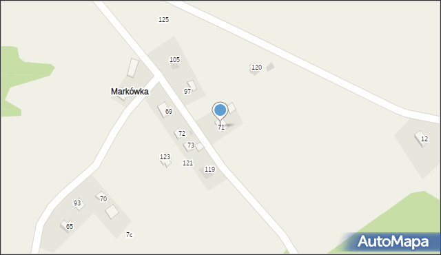 Połom Mały, Połom Mały, 71, mapa Połom Mały