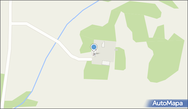 Poluńce, Poluńce, 16, mapa Poluńce