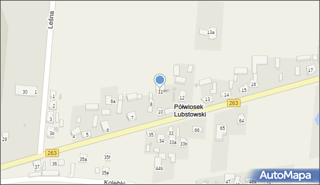 Półwiosek Lubstowski, Półwiosek Lubstowski, 11, mapa Półwiosek Lubstowski