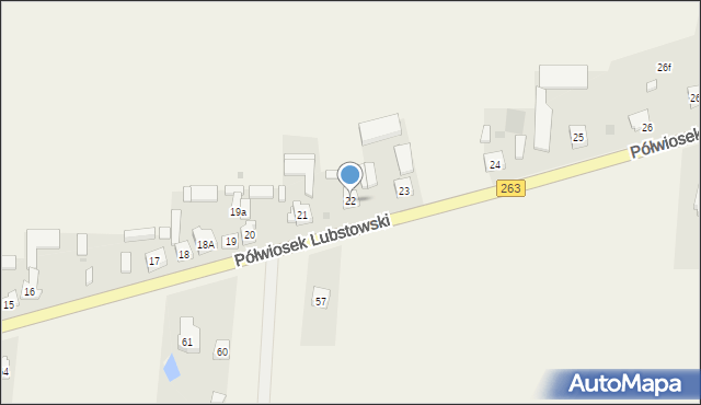 Półwiosek Lubstowski, Półwiosek Lubstowski, 22, mapa Półwiosek Lubstowski