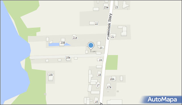 Półwiosek Stary, Półwiosek Stary, 20c, mapa Półwiosek Stary