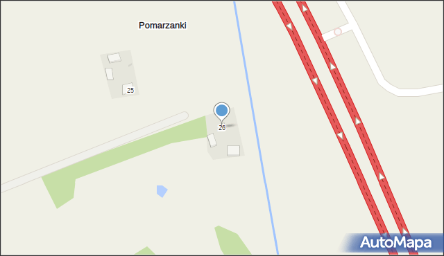 Pomarzanki, Pomarzanki, 26, mapa Pomarzanki