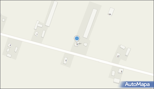 Pomarzany, Pomarzany, 9, mapa Pomarzany