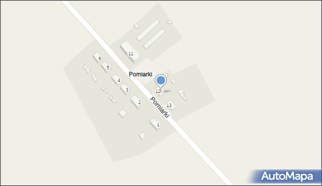 Pomiarki, Pomiarki, 12/2, mapa Pomiarki