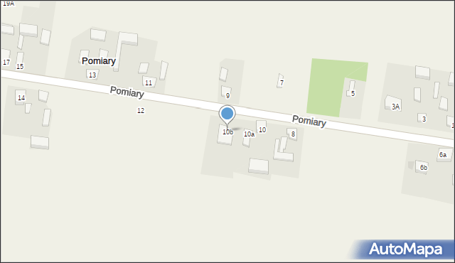 Pomiary, Pomiary, 10b, mapa Pomiary