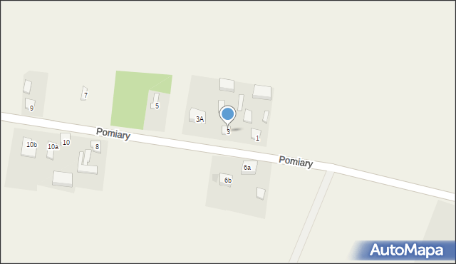 Pomiary, Pomiary, 3, mapa Pomiary