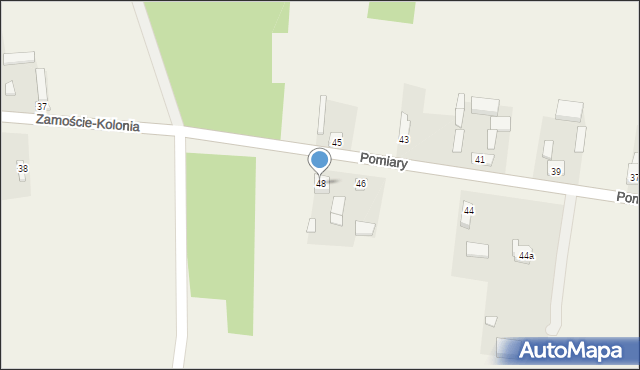 Pomiary, Pomiary, 48, mapa Pomiary