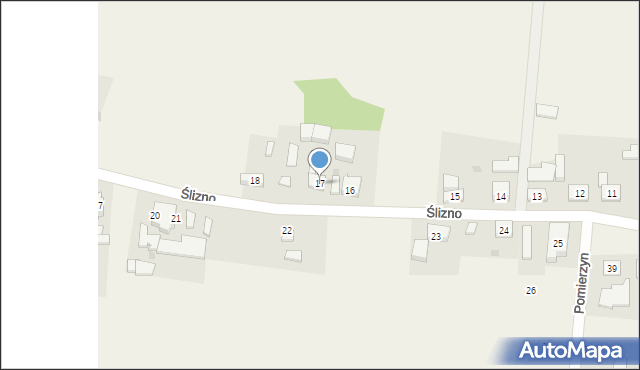 Pomierzyn, Pomierzyn, 17, mapa Pomierzyn