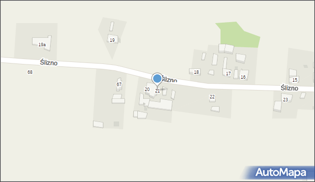 Pomierzyn, Pomierzyn, 21, mapa Pomierzyn