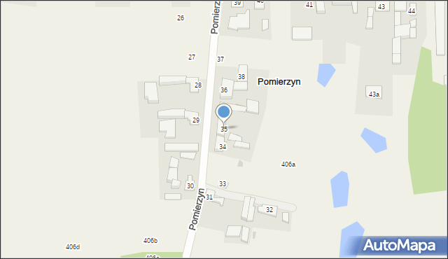 Pomierzyn, Pomierzyn, 35, mapa Pomierzyn