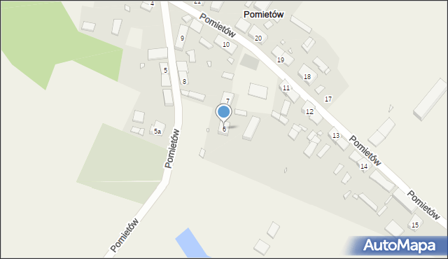 Pomietów, Pomietów, 6, mapa Pomietów