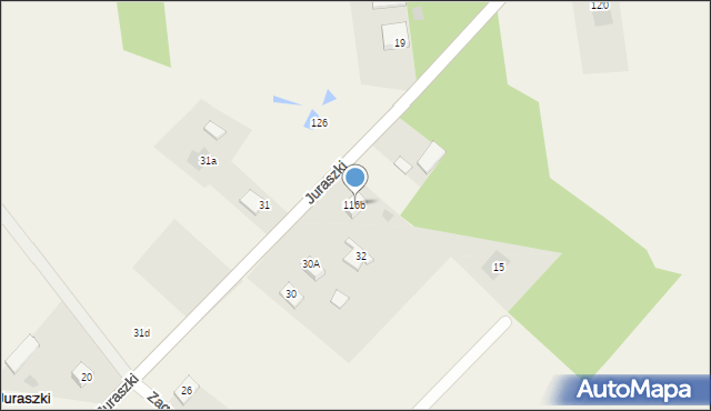 Pomigacze, Pomigacze, 116b, mapa Pomigacze