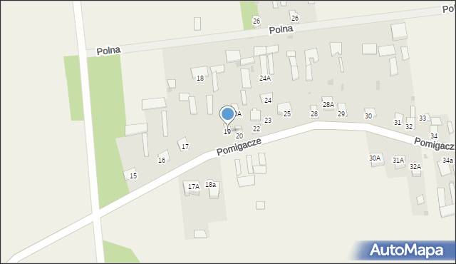 Pomigacze, Pomigacze, 19, mapa Pomigacze