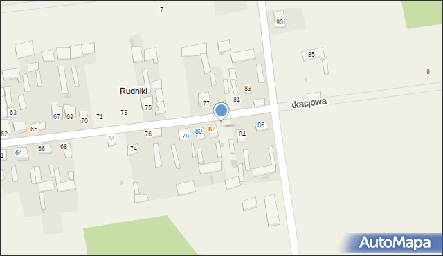 Pomigacze, Pomigacze, 82A, mapa Pomigacze