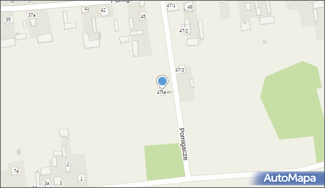 Pomigacze, Pomigacze, 94, mapa Pomigacze