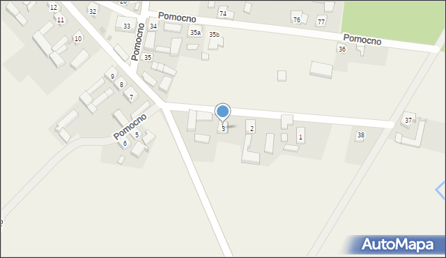Pomocno, Pomocno, 3, mapa Pomocno