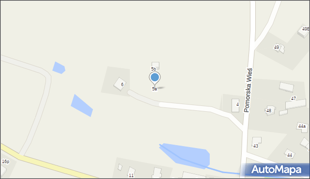 Pomorska Wieś, Pomorska Wieś, 5a, mapa Pomorska Wieś