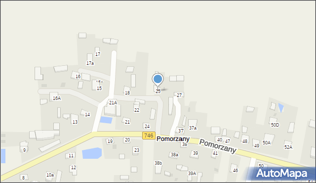 Pomorzany, Pomorzany, 25, mapa Pomorzany