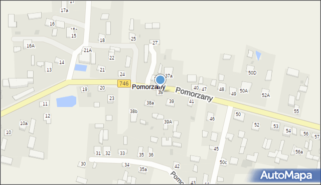 Pomorzany, Pomorzany, 38, mapa Pomorzany