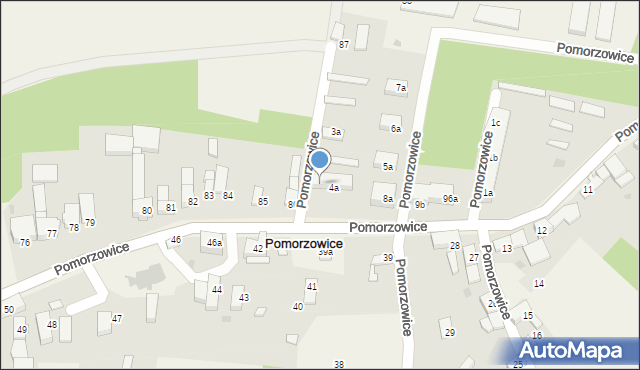 Pomorzowice, Pomorzowice, 4b, mapa Pomorzowice