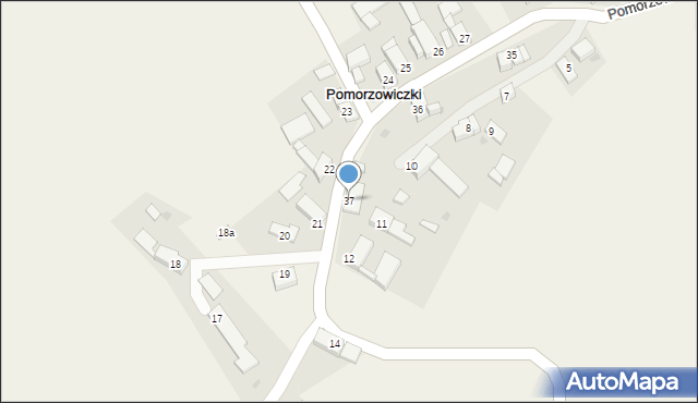 Pomorzowiczki, Pomorzowiczki, 37, mapa Pomorzowiczki