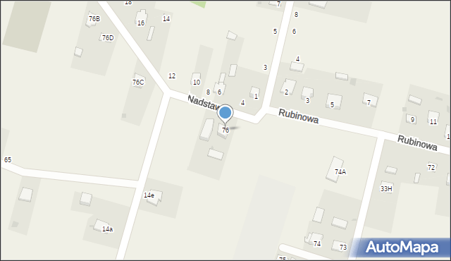 Pomyków, Pomyków, 76, mapa Pomyków