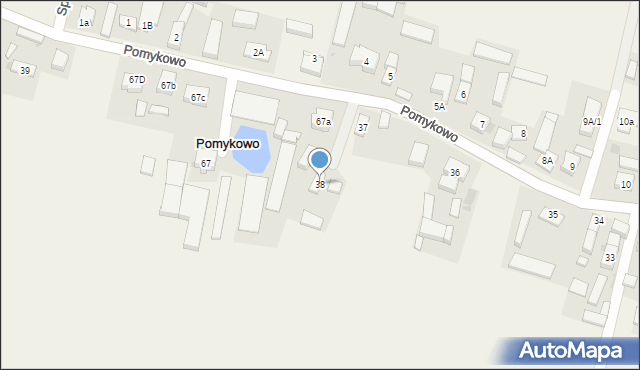 Pomykowo, Pomykowo, 38, mapa Pomykowo