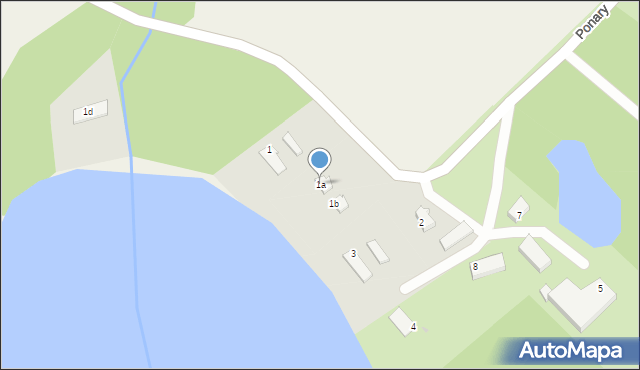 Ponary, Ponary, 1a, mapa Ponary