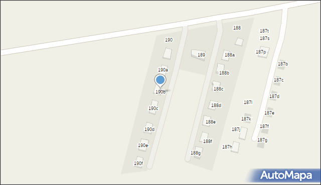 Poniatowice, Poniatowice, 190b, mapa Poniatowice