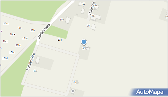 Poniatowice, Poniatowice, 9f, mapa Poniatowice