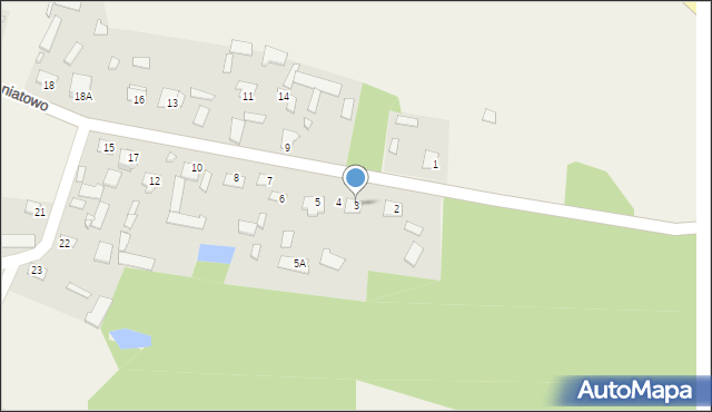 Poniatowo, Poniatowo, 3, mapa Poniatowo