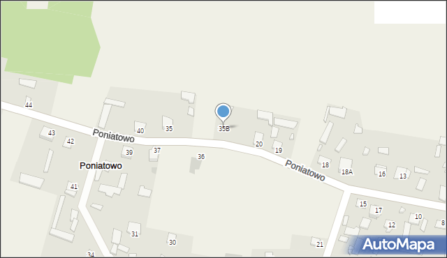 Poniatowo, Poniatowo, 35B, mapa Poniatowo
