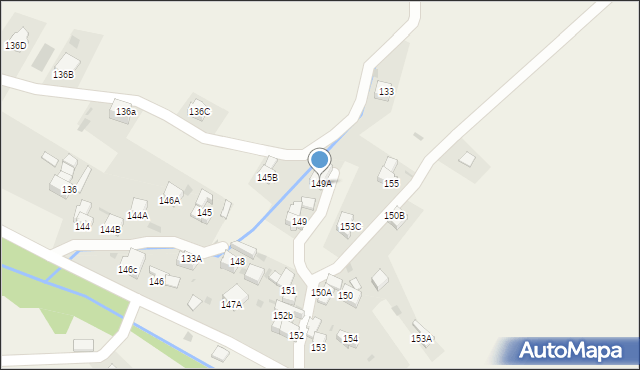 Ponice, Ponice, 149A, mapa Ponice