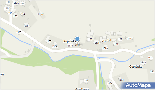 Ponice, Ponice, 158a, mapa Ponice