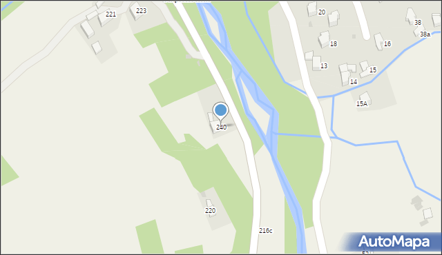 Ponice, Ponice, 240, mapa Ponice