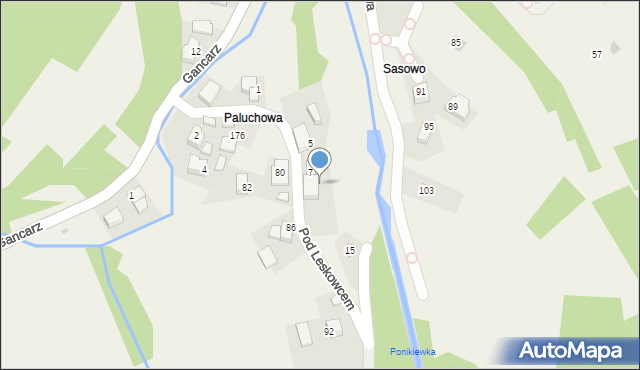 Ponikiew, Ponikiew, 179, mapa Ponikiew