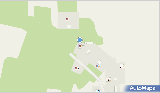 Ponikiew Duża, Ponikiew Duża, 18, mapa Ponikiew Duża