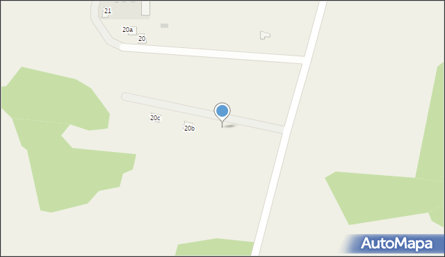 Ponikiew Duża, Ponikiew Duża, 20d, mapa Ponikiew Duża