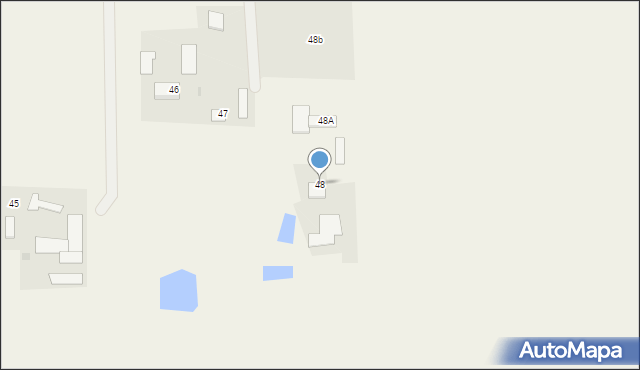 Ponikiew Duża, Ponikiew Duża, 48, mapa Ponikiew Duża