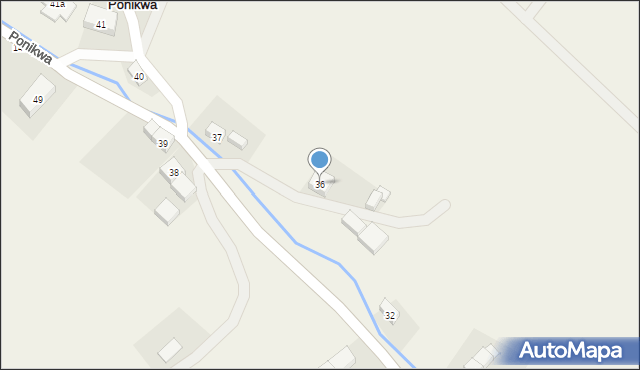 Ponikwa, Ponikwa, 36, mapa Ponikwa